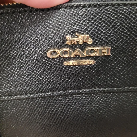 Coach authentic Mini Brooke Carryall Black leather sachet crossbody black - Picture 7 of 9